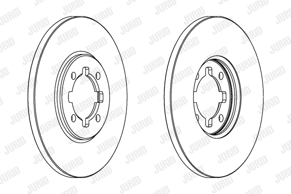 561299J JURID Тормозной диск (фото 1)