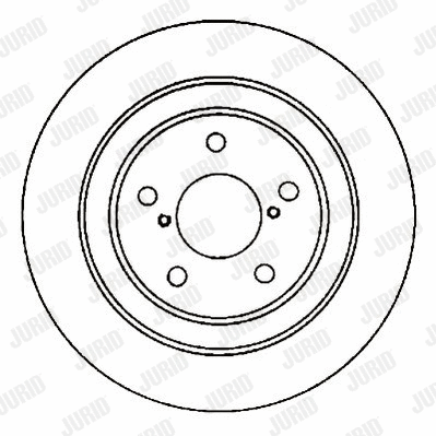 561323J JURID Тормозной диск (фото 1)