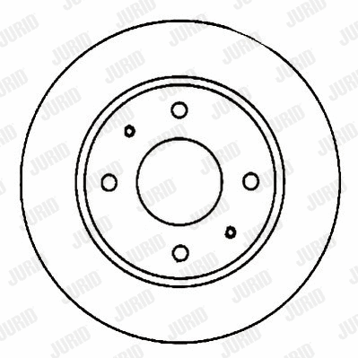 561325J JURID Тормозной диск (фото 1)