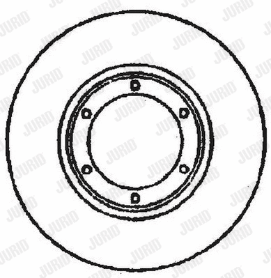 561335J JURID Тормозной диск (фото 1)