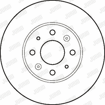 561337J JURID Тормозной диск (фото 1)