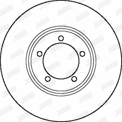 561350J JURID Тормозной диск (фото 1)