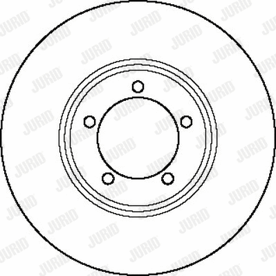 561350J-1 JURID Тормозной диск (фото 1)