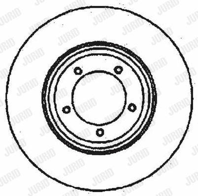 561352JC-1 JURID Тормозной диск (фото 1)