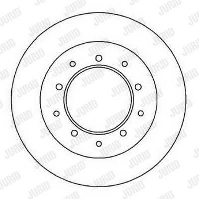 561353J JURID Тормозной диск (фото 1)