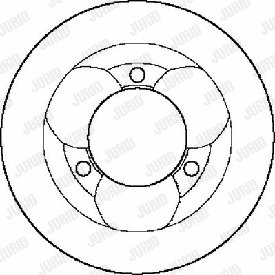 561366J JURID Тормозной диск (фото 1)
