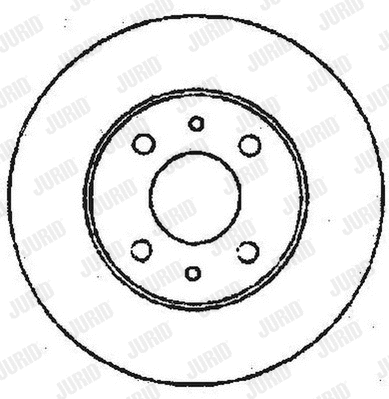 561387J JURID Тормозной диск (фото 1)