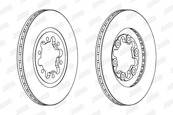 561393J JURID Тормозной диск (фото 1)