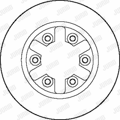 561400J JURID Тормозной диск (фото 1)