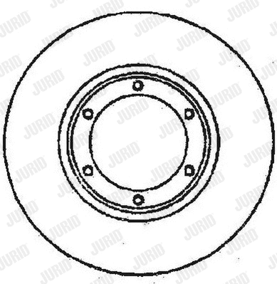 561416JC JURID Тормозной диск (фото 1)