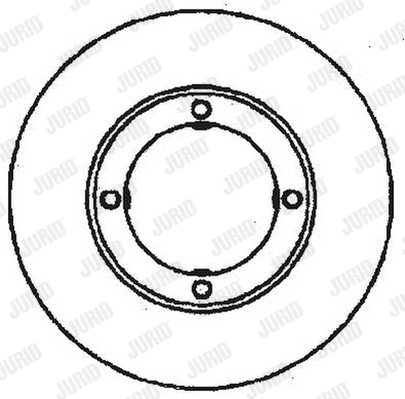 561425J JURID Тормозной диск (фото 1)