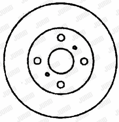 561431J JURID Тормозной диск (фото 1)
