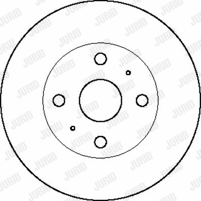 561434J JURID Тормозной диск (фото 1)