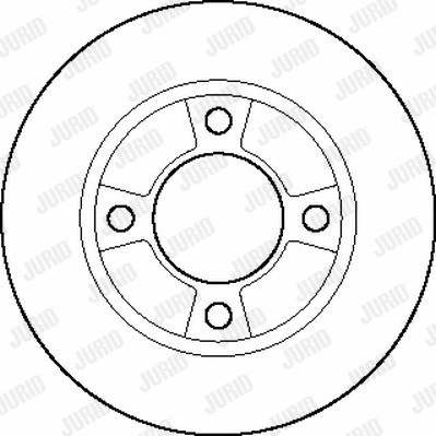 561449J JURID Тормозной диск (фото 1)