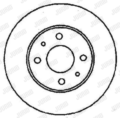 561461J JURID Тормозной диск (фото 1)