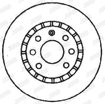 561488J-1 JURID Тормозной диск (фото 1)