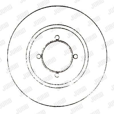 561498J JURID Тормозной диск (фото 1)