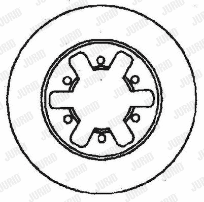 561500JC JURID Тормозной диск (фото 1)