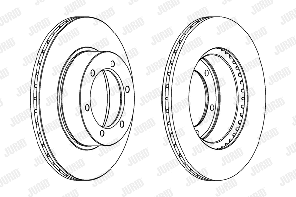 561502J JURID Тормозной диск (фото 1)