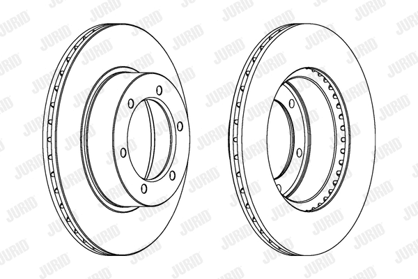 561502JC-1 JURID Тормозной диск (фото 1)