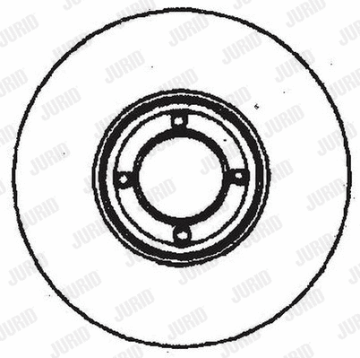 561503J JURID Тормозной диск (фото 1)
