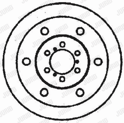 561508J-1 JURID Тормозной диск (фото 1)