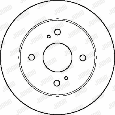 561515J JURID Тормозной диск (фото 1)