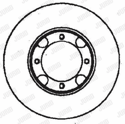 561521JC JURID Тормозной диск (фото 1)