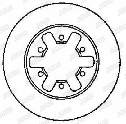 561523J-1 JURID Тормозной диск (фото 1)