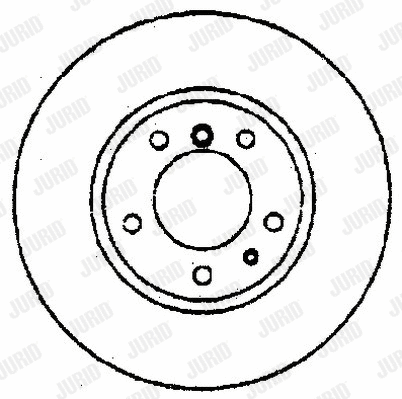 561525J JURID Тормозной диск (фото 1)
