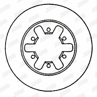 561533J JURID Тормозной диск (фото 1)