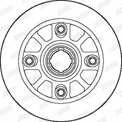 561540J JURID Тормозной диск (фото 1)