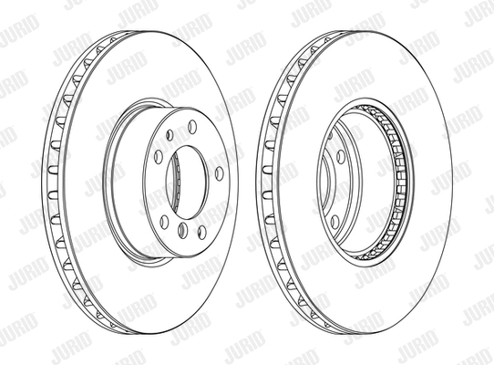 561553JC JURID Тормозной диск (фото 1)