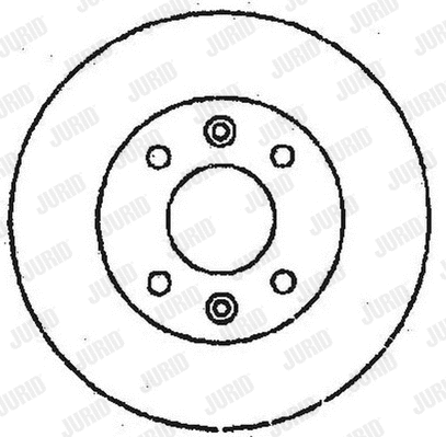 561555JC-1 JURID Тормозной диск (фото 1)