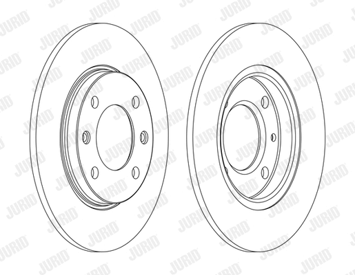 561555JC-1 JURID Тормозной диск (фото 2)