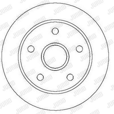 561566J JURID Тормозной диск (фото 1)