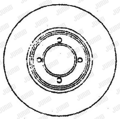 561569J JURID Тормозной диск (фото 1)