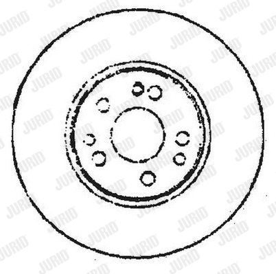 561571J JURID Тормозной диск (фото 1)