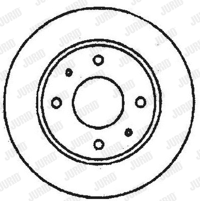 561582JC JURID Тормозной диск (фото 1)