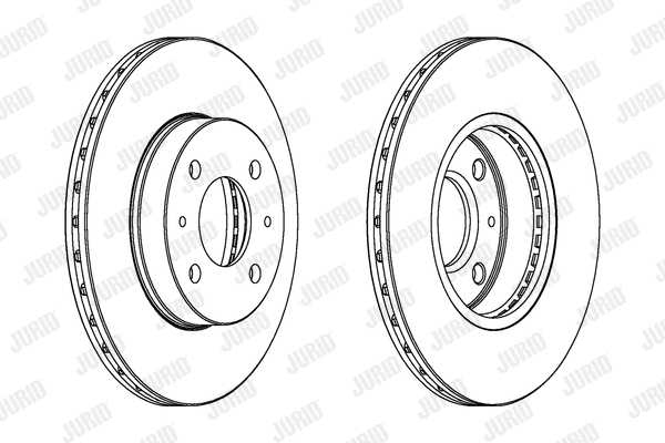 561587J JURID Тормозной диск (фото 1)