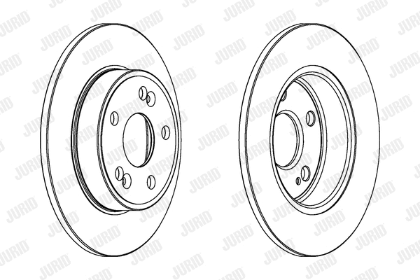 561597JC JURID Тормозной диск (фото 1)