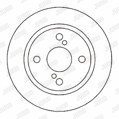 561602J JURID Тормозной диск (фото 1)