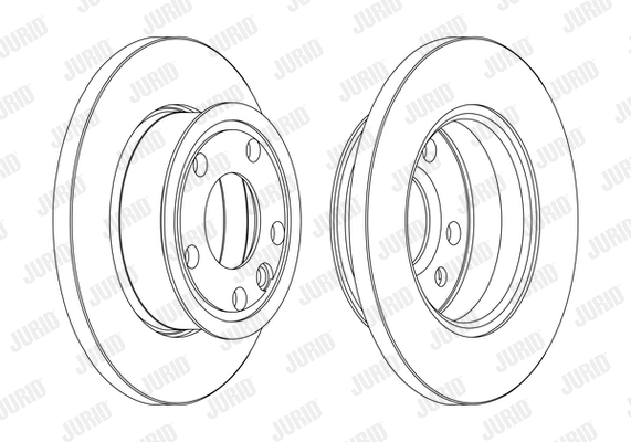 561609J JURID Тормозной диск (фото 1)