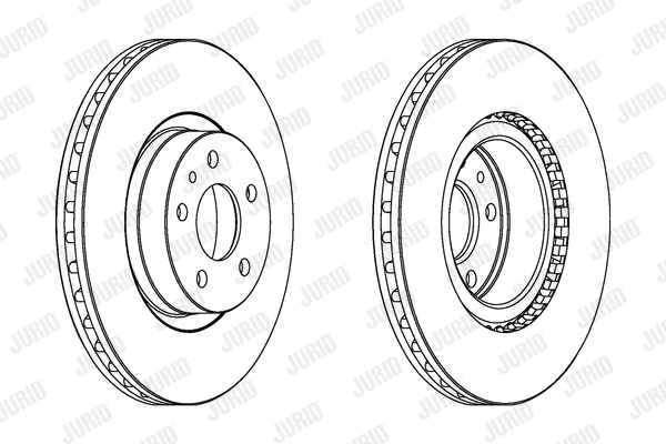 561613J JURID Тормозной диск (фото 1)