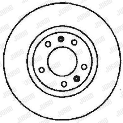 561616JC JURID Тормозной диск (фото 1)