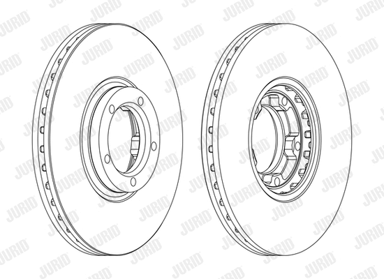 561625JC JURID Тормозной диск (фото 1)