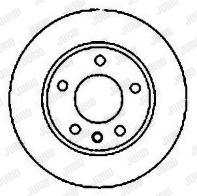 561631J JURID Тормозной диск (фото 1)