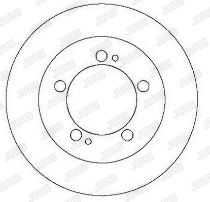 561659J JURID Тормозной диск (фото 1)