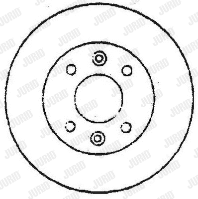 561660J JURID Тормозной диск (фото 1)