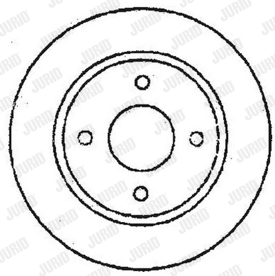 561663JC-1 JURID Тормозной диск (фото 1)